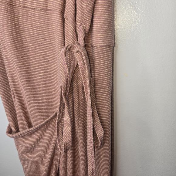 New Patagonia Wear With All Dress Wrap Evening Mauve Sz L Hemp Blend Longplains - Picture 10 of 13